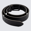 Black Leather Bird on Ball Belt 