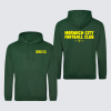 Norwich City Womens Bubble Text Hoodie Green