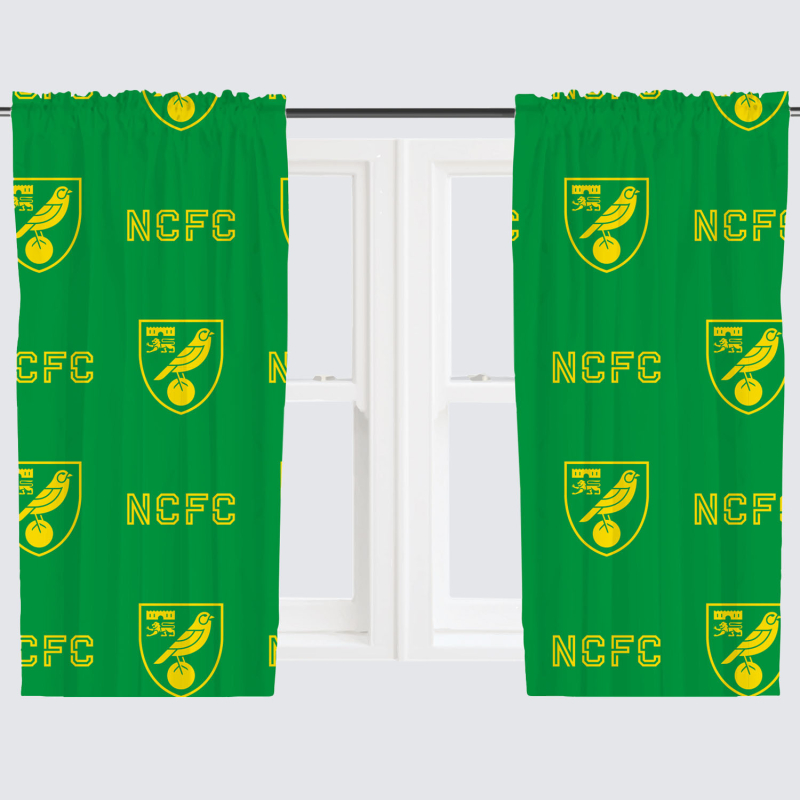 NCFC Crest Curtains 54-inch