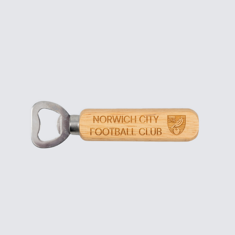 Norwich City Wooden Bottle Opener Norwich City Wooden Bottle Opener