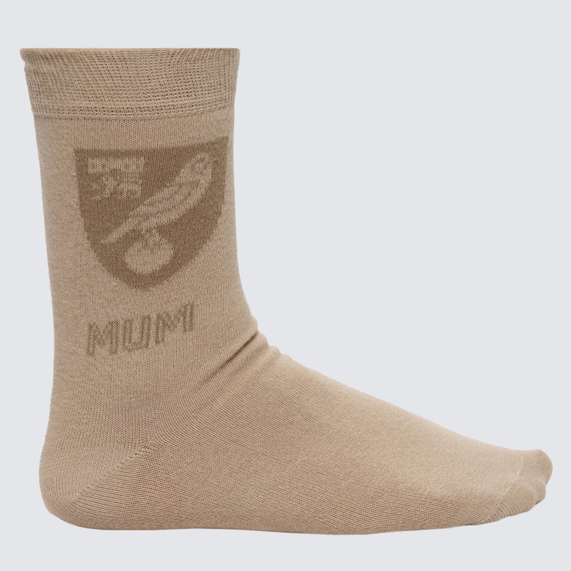 Mum Crest Stone Socks  Mum Crest Stone Socks