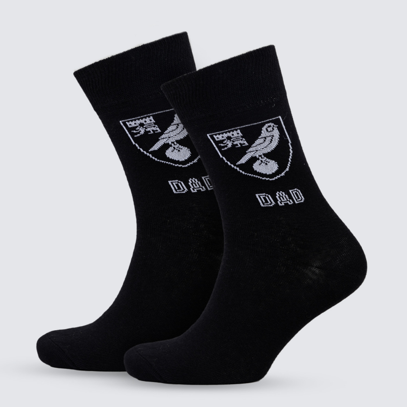 Black Tonal Dad Socks  Black Tonal Dad Socks