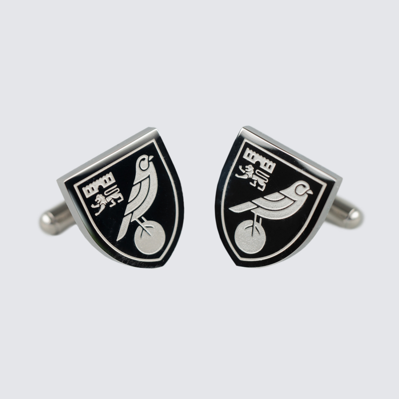 Stainless Steel Crest Cufflinks