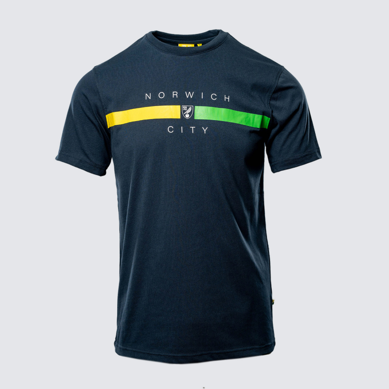 Adult Navy Norwich City T-Shirt