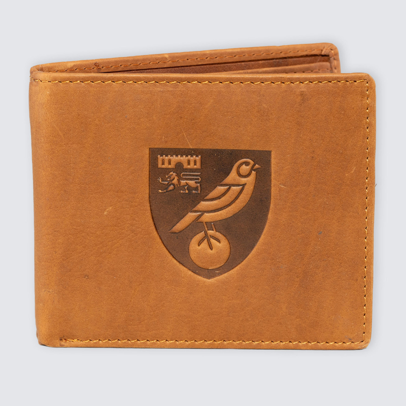 Tan Central Crest Leather Wallet Tan Central Crest Leather Wallet