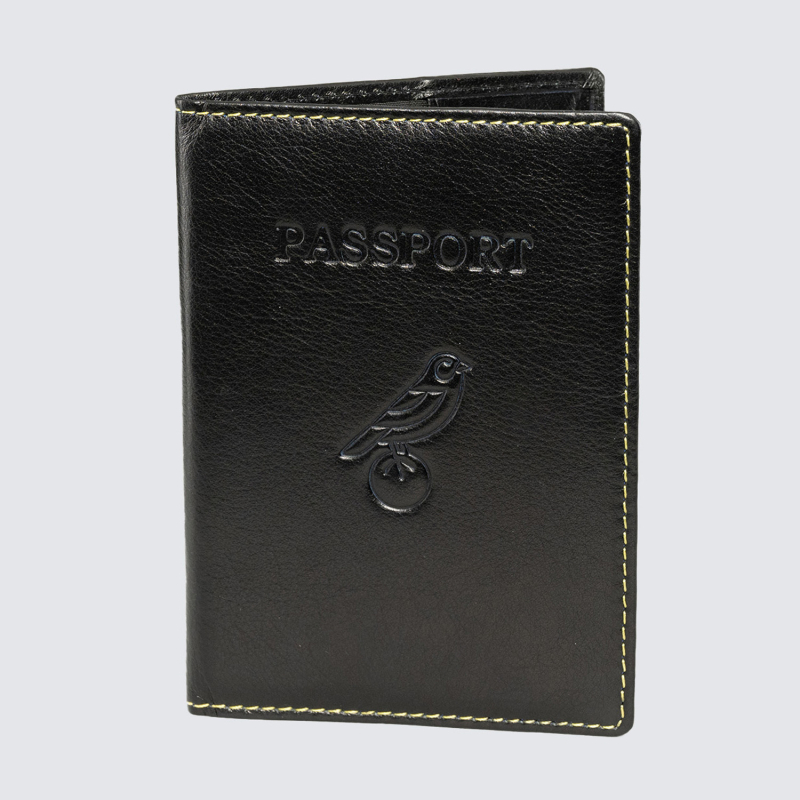 Real Leather Passport Holder