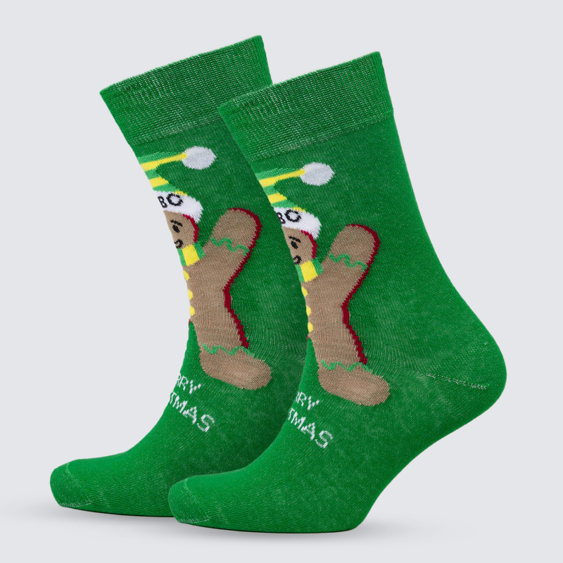 Christmas Gingerbread Socks 