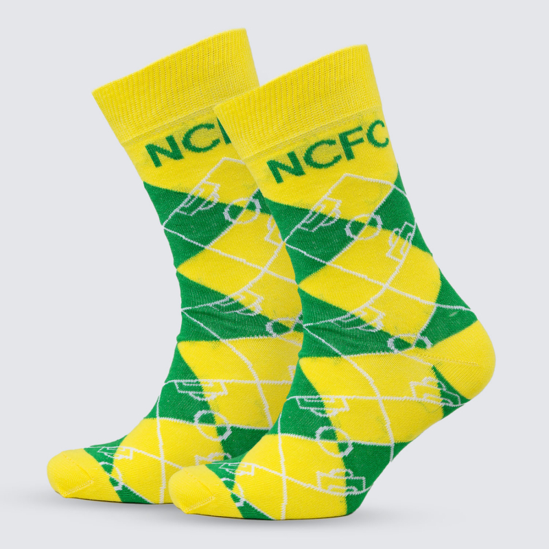 Argyle Ylw/Grn Pitch Socks