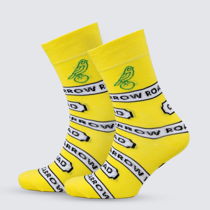 Yellow Street Sign Socks