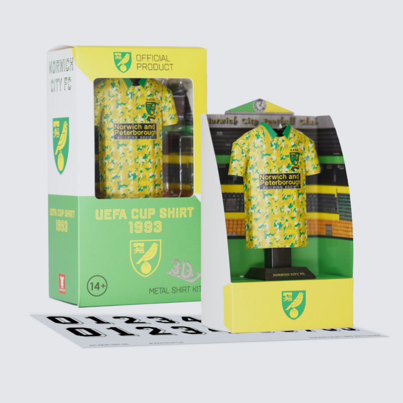 Norwich City 1993 UEFA Cup Home Shirt