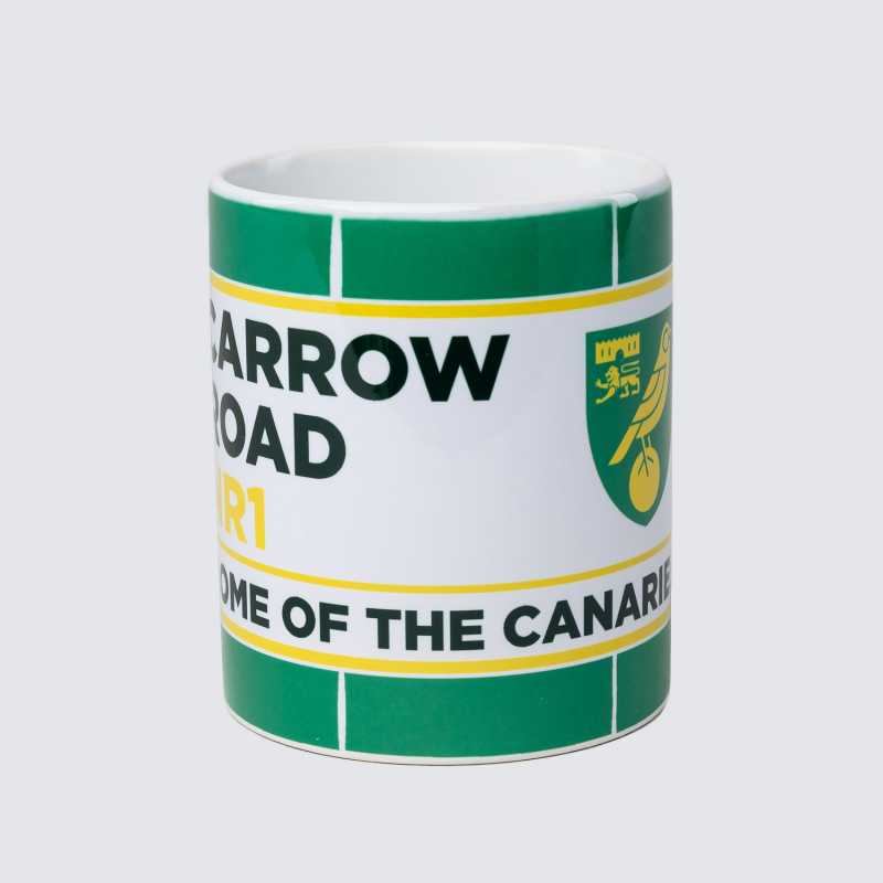 Carrow Road Street Sign Mug  Carrow Road Street Sign Mug