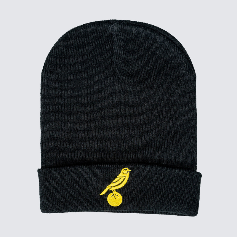 Canary Cuff Knit Hat Black 