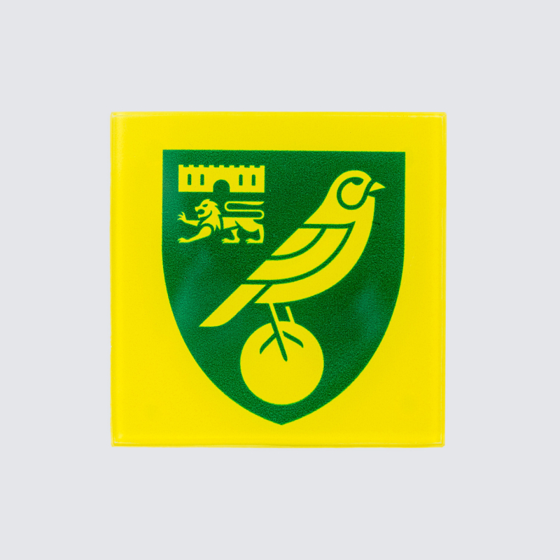 Crest Glass Coaster Crest Glass Coaster