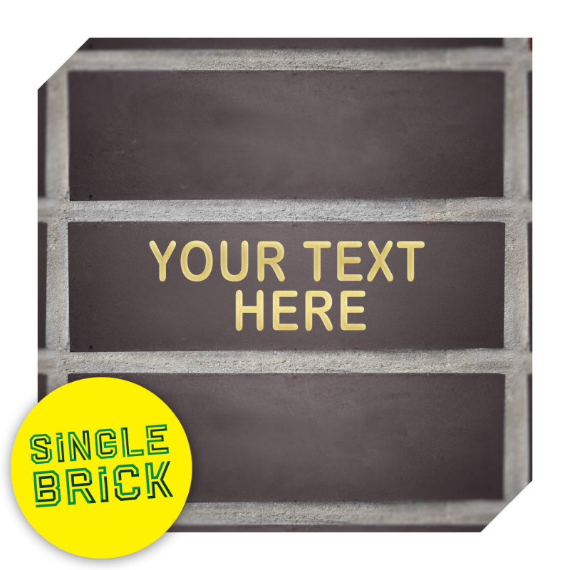 Barclay Stand Anthracite Single Brick - Gold Text Barclay Stand Anthracite Single Brick - Gold Text