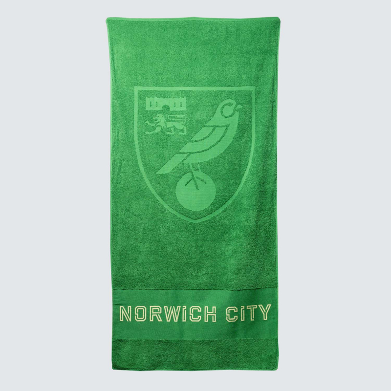 Norwich City Luxury Crest Bath Towel Norwich City Luxury Crest Bath Towel