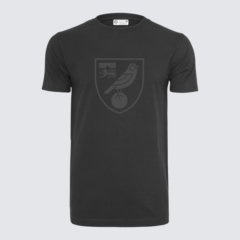 Norwich City Black Crest T-Shirt