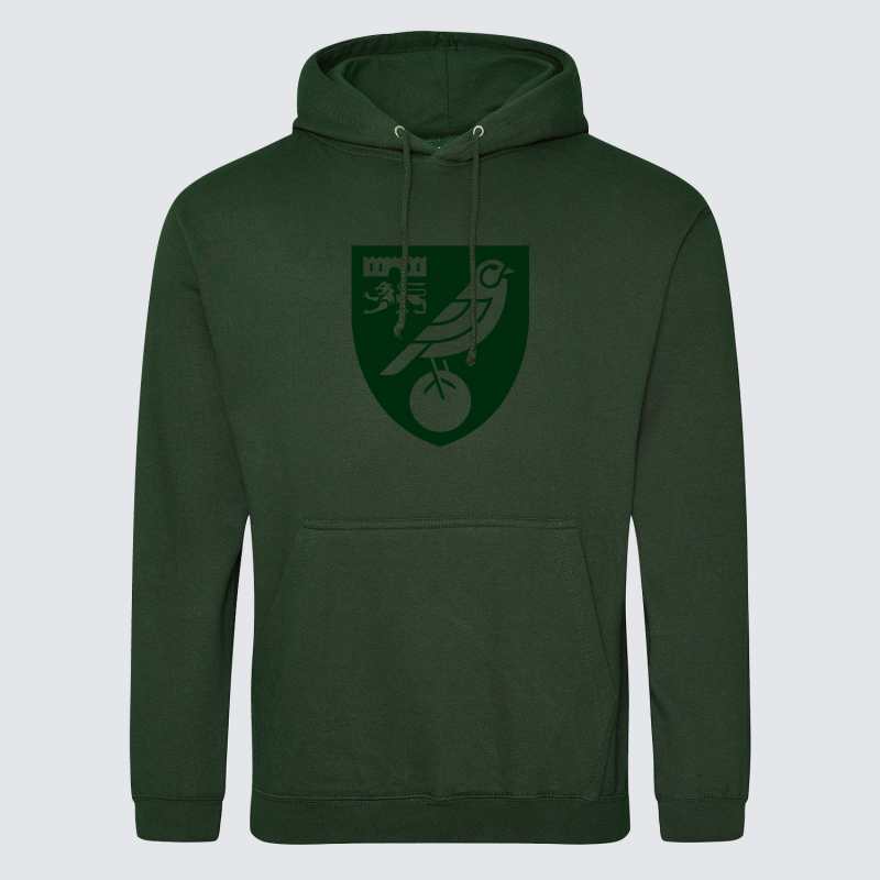 Norwich City Green Crest Hoodie