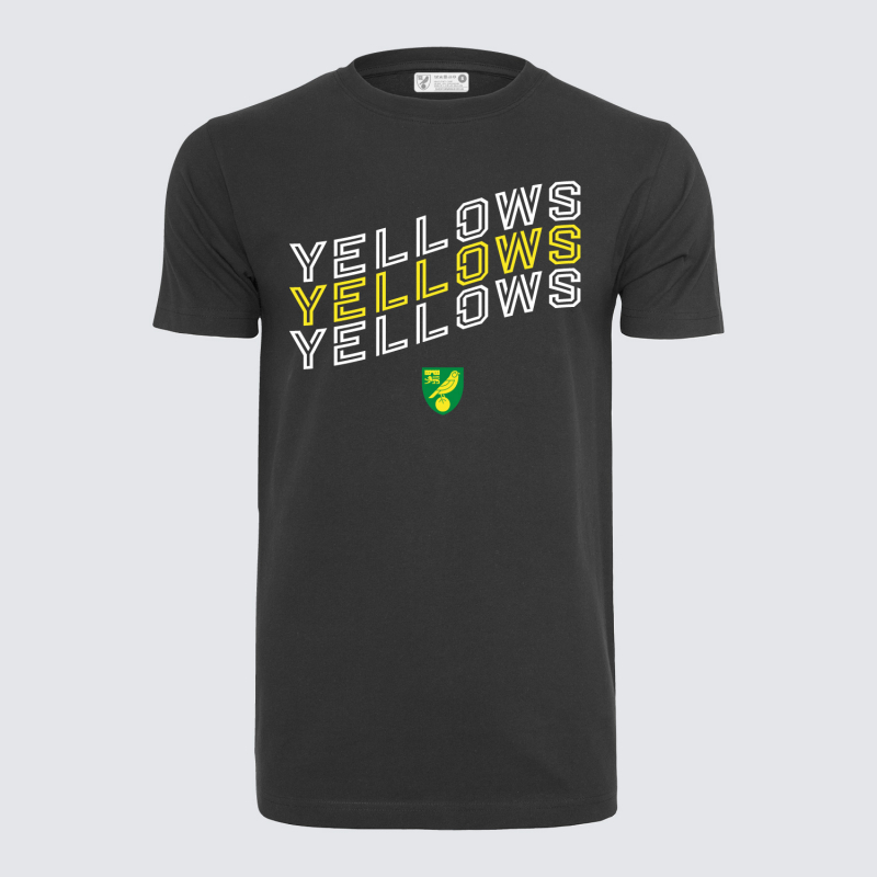 Norwich City Black Yellows T-Shirt