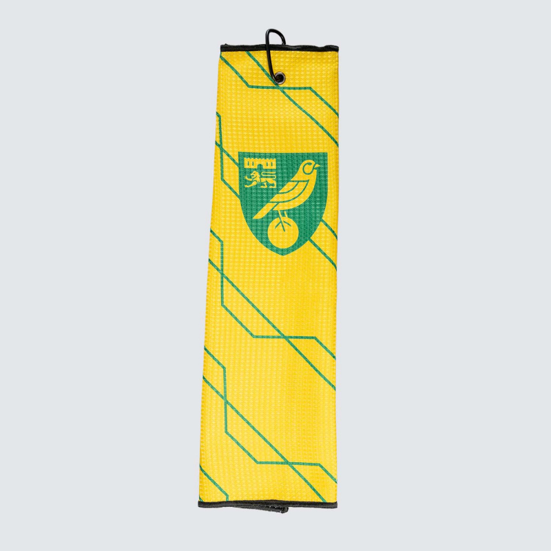 Norwich City Crest - Tri Fold Towel  Norwich City Crest - Tri Fold Towel