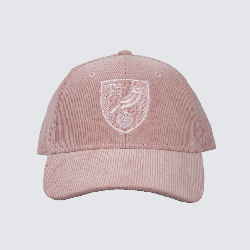 Norwich City Womens Pink Cord Cap Norwich City Womens Pink Cord Cap