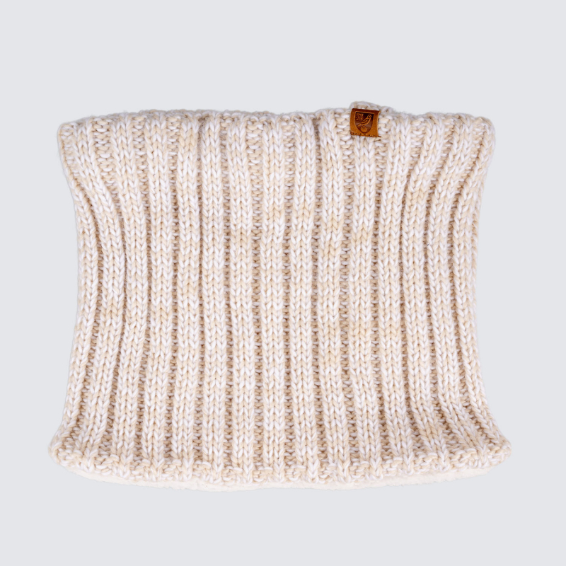 Norwich City Womens Stone Ribbed Knit Snood Norwich City Womens Stone Ribbed Knit Snood