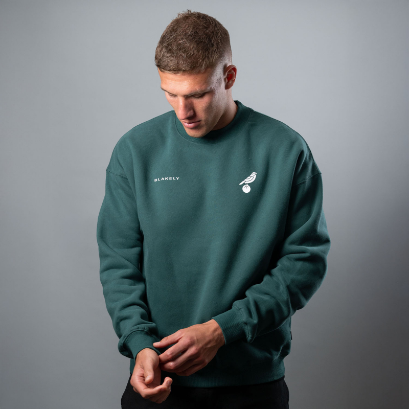 Blakely x NCFC Script Jumper Green Blakely x NCFC Script Jumper Green