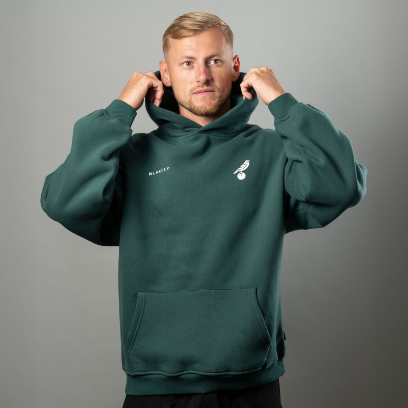 Blakely x NCFC Script Hoodie Green