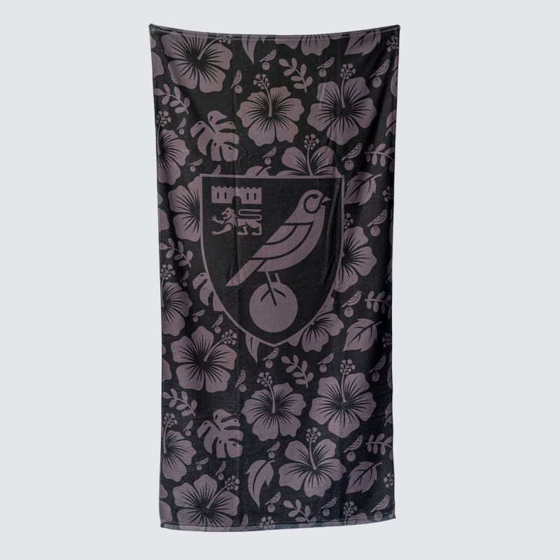 Hawaiian Blackout Crest Beach Towel Hawaiian Blackout Crest Beach Towel