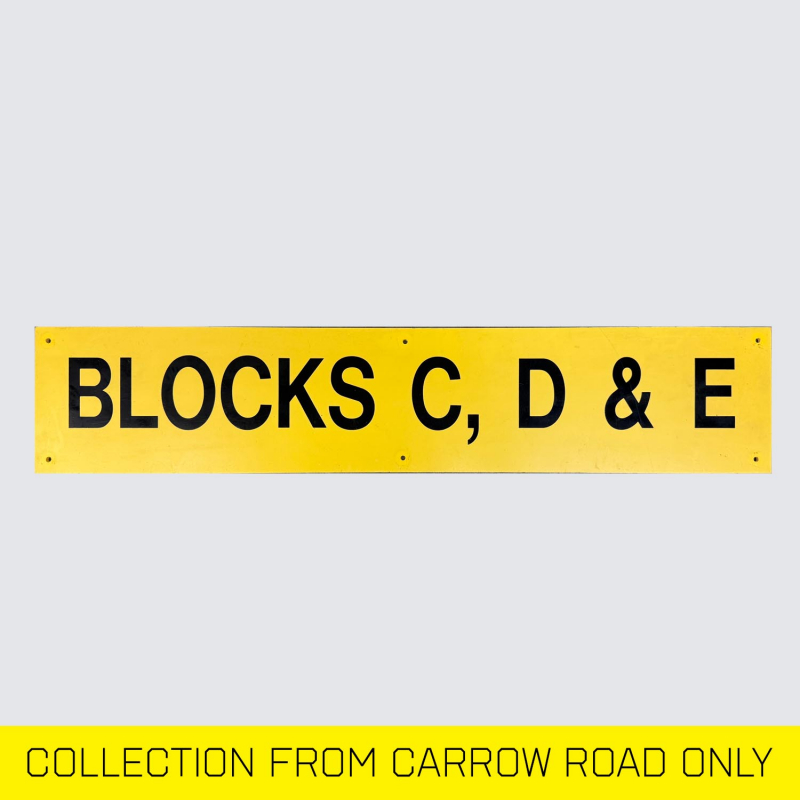 Stadium Signage - Concourse Seating Sign - C,D&E