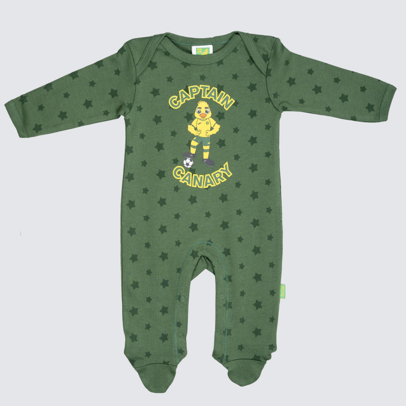 Norwich City Captain Canary Sleepsuit