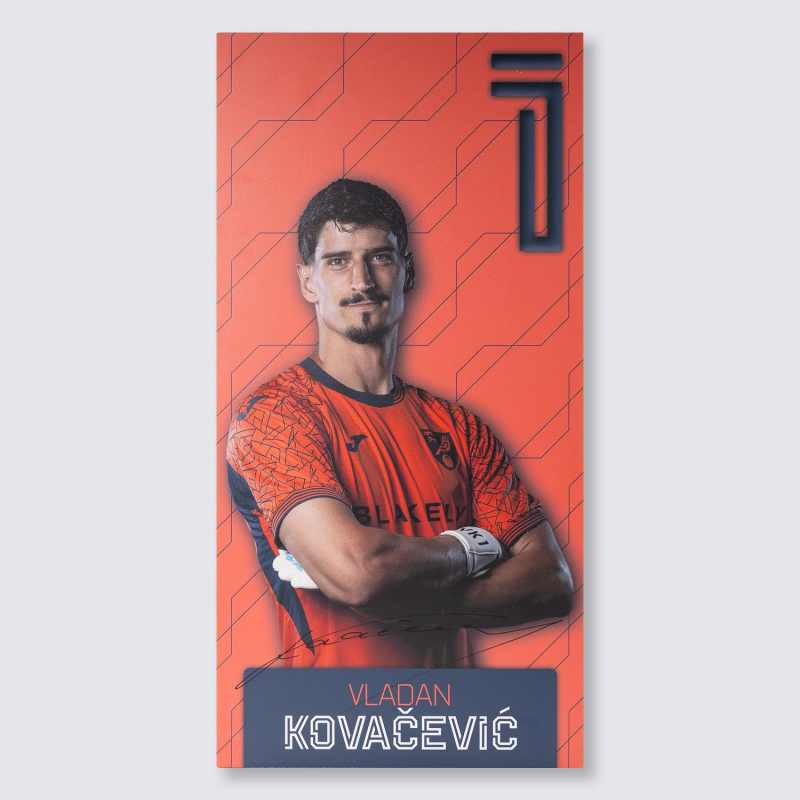 Replica GK Orange Kit Away Board 25-26 - Kovačević Replica GK Orange Kit Away Board 25-26 - Kovačević