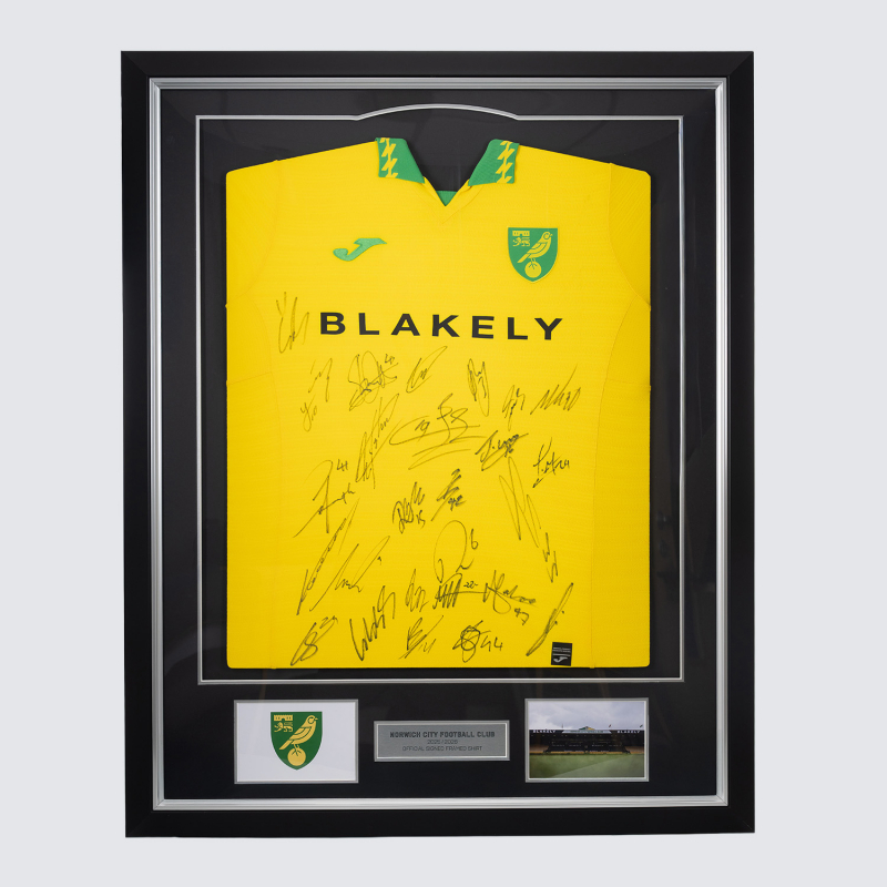 2025-26 Framed Shirt - SQUAD SIGNED