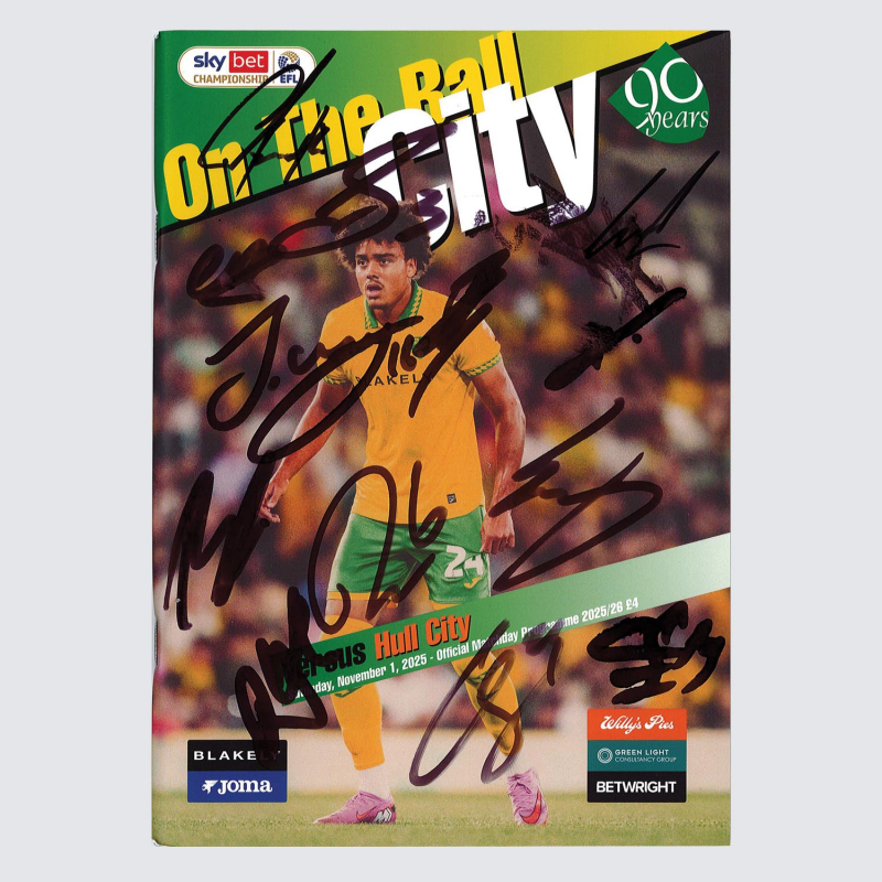 Programme v Hull City 25/26 - SQUAD SIGNED