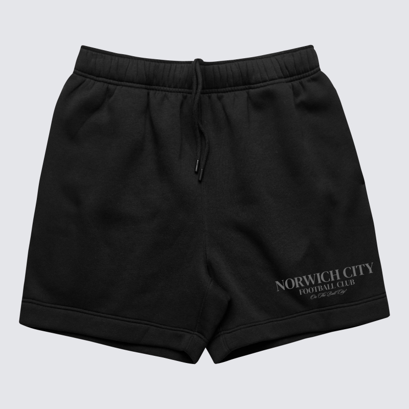 Norwich City EST 1902 Shorts Black