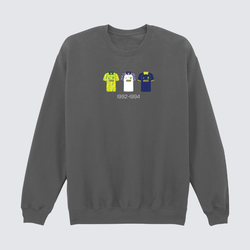 Norwich City 1992-1994 Mini's Sweat Charcoal