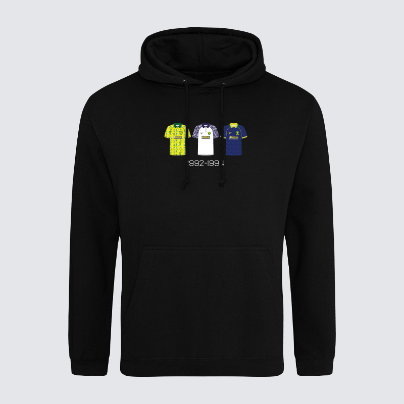 Norwich City 1992-1994 Mini's Hoodie Black