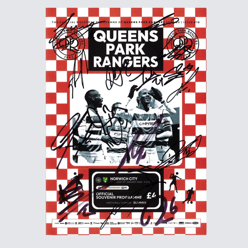 Programme v QPR (A) 25/26 - SQUAD SIGNED