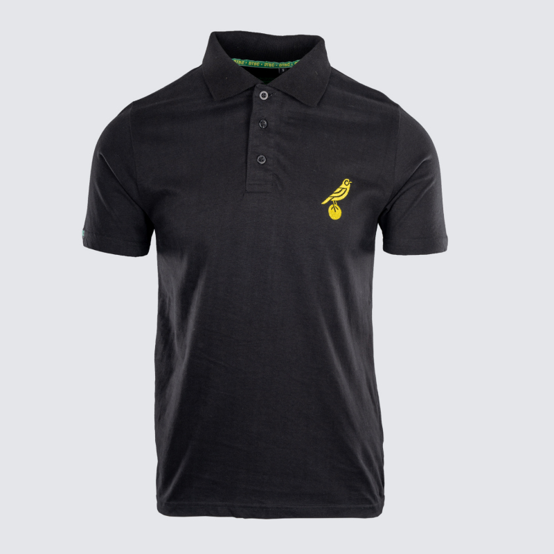 Adults Black Essential Polo